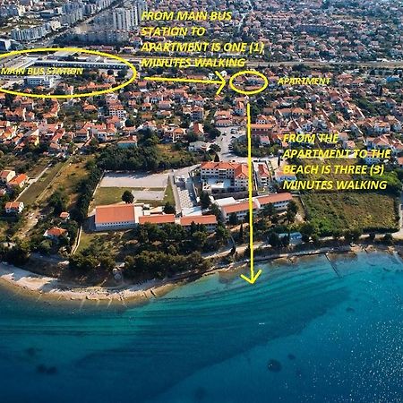 Apartment Near Center,Beach,Bus +Free Parking Zadar Exteriör bild