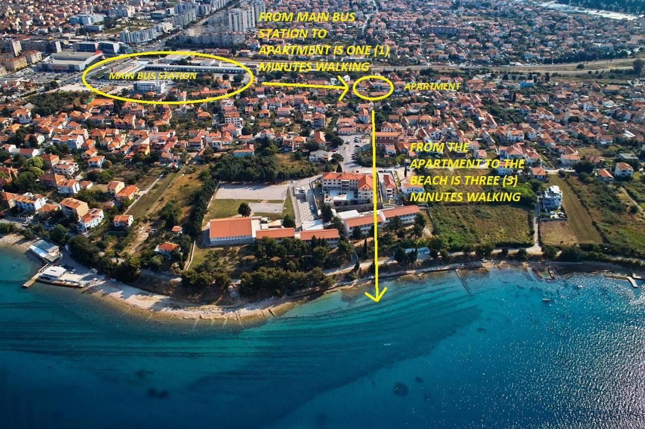 Apartment Near Center,Beach,Bus +Free Parking Zadar Exteriör bild